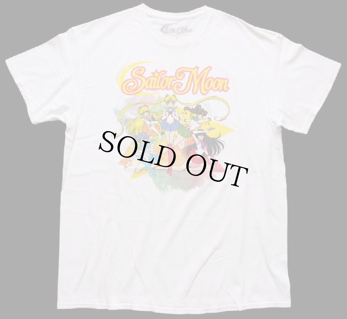 画像2: Sailor Moon 美少女戦士セーラームーン コットンTシャツ 白 L (2)