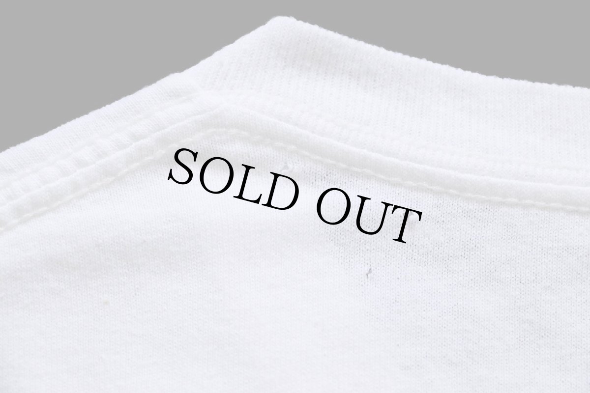 画像6: The Simpsons シンプソンズ El Barto バート スプレー 蛍光プリント コットンTシャツ 白 L (6)