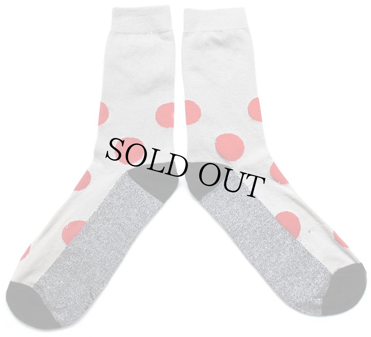 画像3: 未使用★Keith Haringキースへリング Heart Face アート ドット柄 ソックス 10-13★靴下 (3)