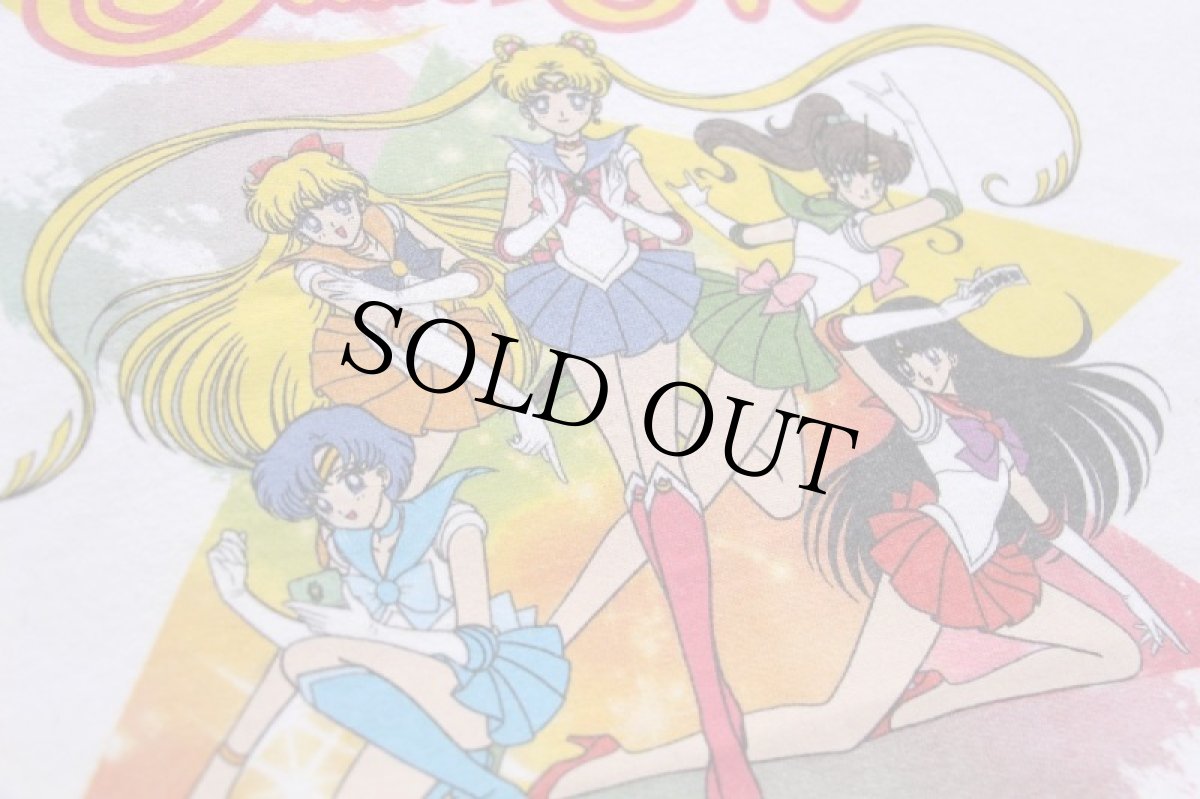 画像5: Sailor Moon 美少女戦士セーラームーン コットンTシャツ 白 L (5)