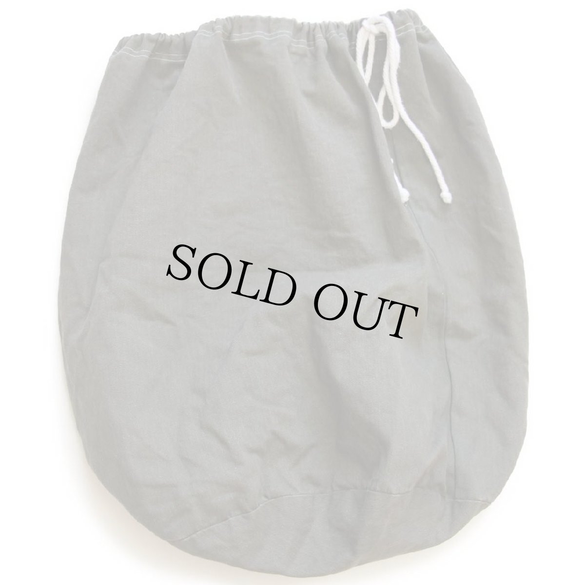 画像1: ハンドメイド HBT ヘリンボーンツイル バラックバッグ オリーブ★ランドリーバッグ (1)