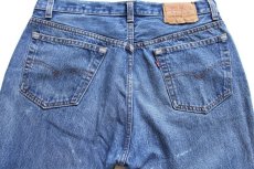 画像5: 80s USA製 Levi'sリーバイス 501 ペンキ飛び デニムパンツ w34 L34★118 (5)