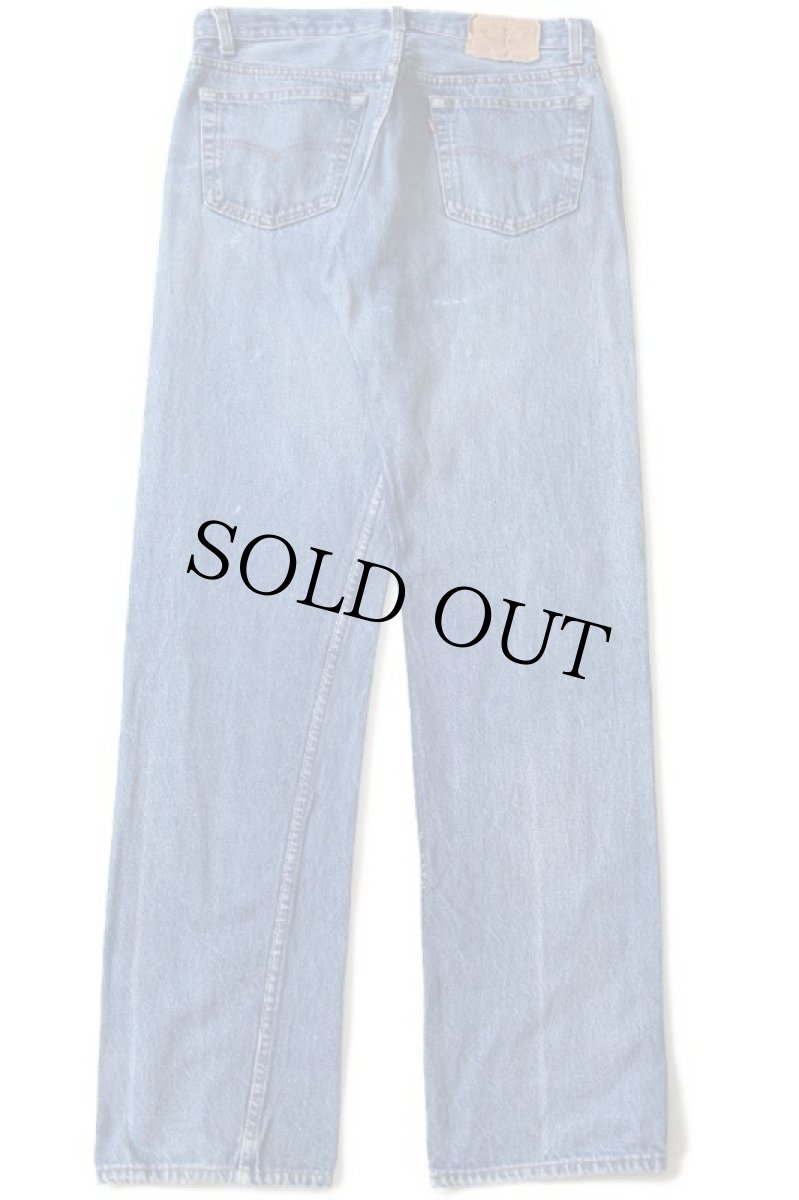画像3: 80s USA製 Levi'sリーバイス 501 ペンキ飛び デニムパンツ w34 L34★118 (3)