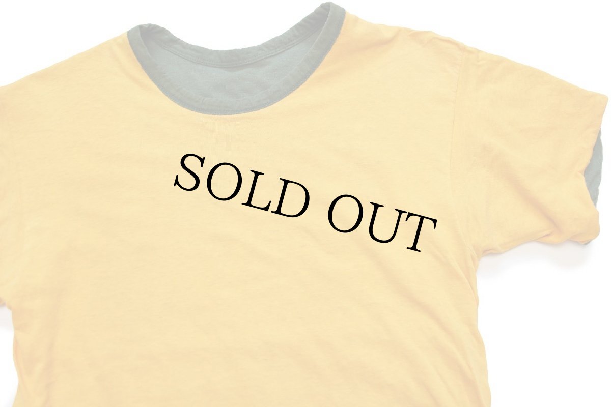 画像10: 70s USA製 Championチャンピオン U.S.F. BASKETBALL コットン リバーシブルTシャツ 緑×黄 M (10)