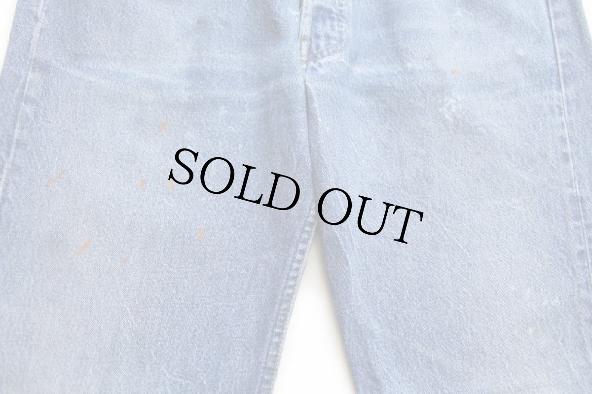 画像8: 80s USA製 Levi'sリーバイス 501 ペンキ飛び デニムパンツ w34 L34★118 (8)