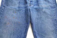 画像8: 80s USA製 Levi'sリーバイス 501 ペンキ飛び デニムパンツ w34 L34★118 (8)