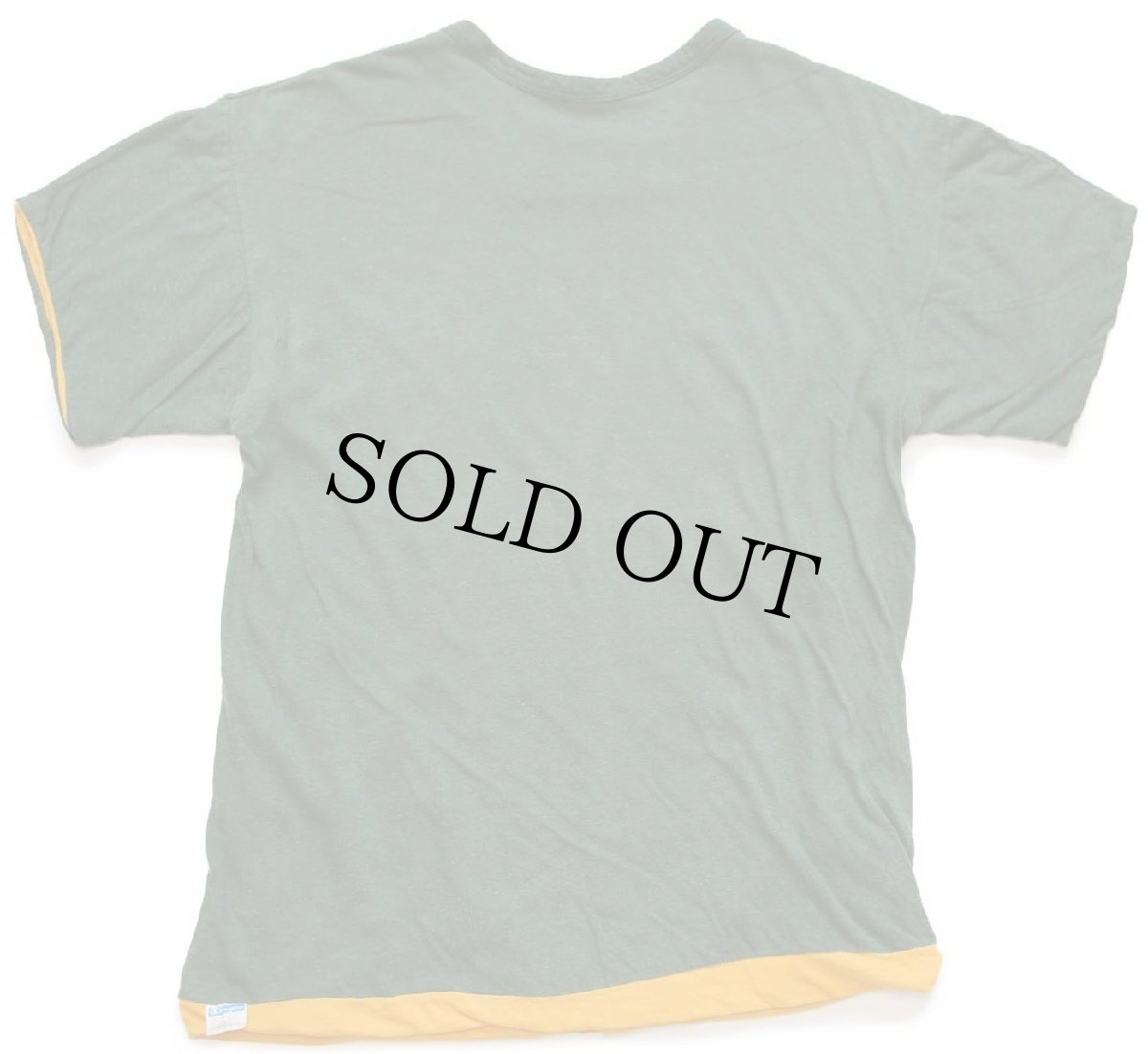 画像2: 70s USA製 Championチャンピオン U.S.F. BASKETBALL コットン リバーシブルTシャツ 緑×黄 M (2)