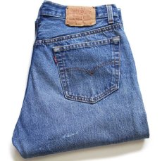 画像1: 80s USA製 Levi'sリーバイス 501 ペンキ飛び デニムパンツ w34 L34★118 (1)