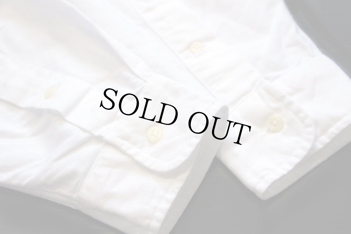 画像6: 90s ラルフローレン YARMOUTH ワンポイント ボタンダウン オックスフォード コットンシャツ 白 15 (6)