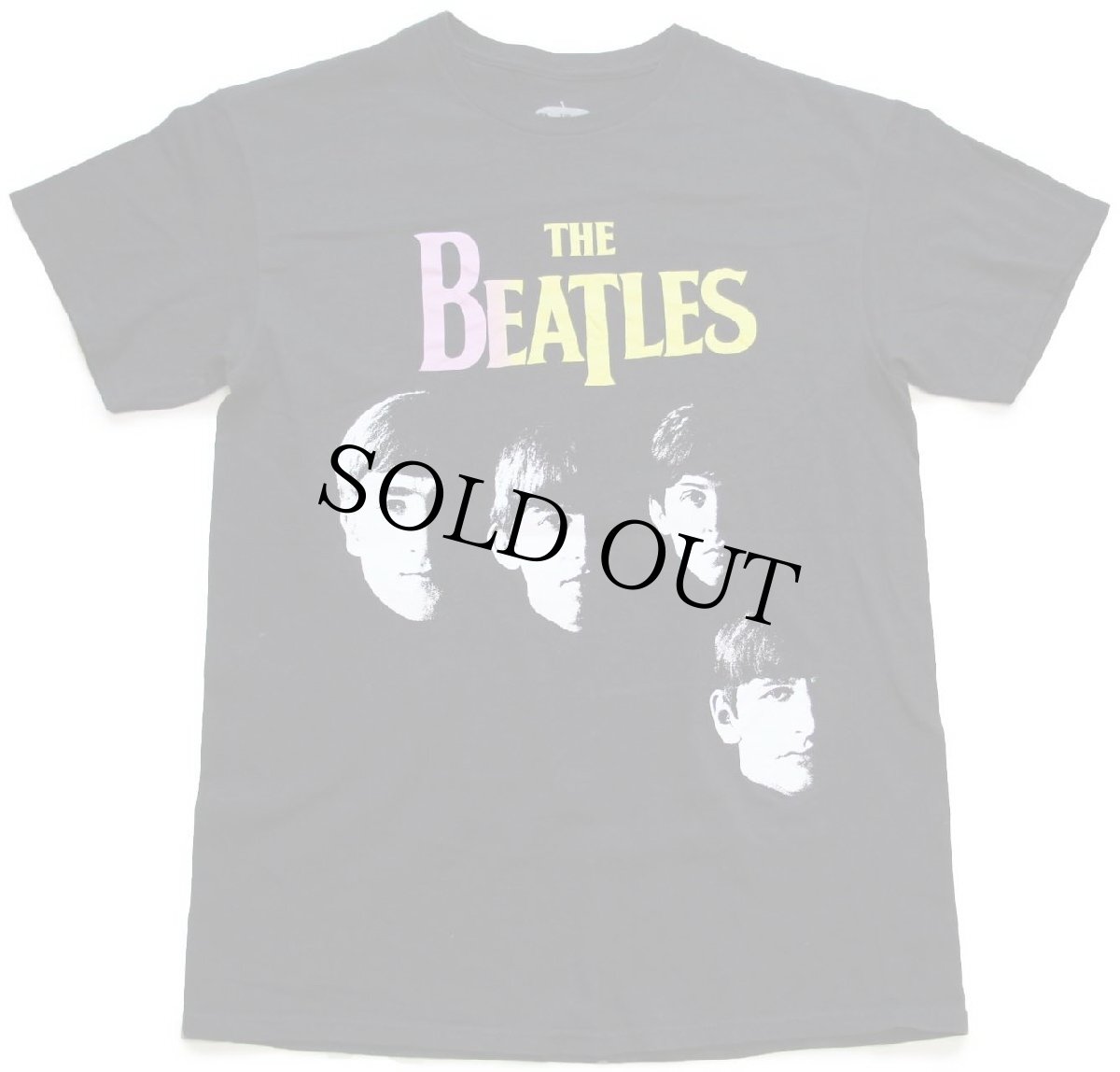画像2: THE BEATLES ビートルズ コットン バンドTシャツ 黒 M (2)