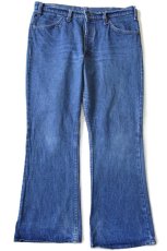 画像2: 80s JCPenney PLAIN POCKETS フレア デニムパンツ w36 (2)