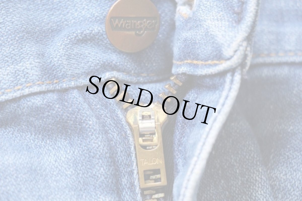 画像7: 70s USA製 Wranglerラングラー 925DEN フレア デニムパンツ ヒゲ w36 (7)