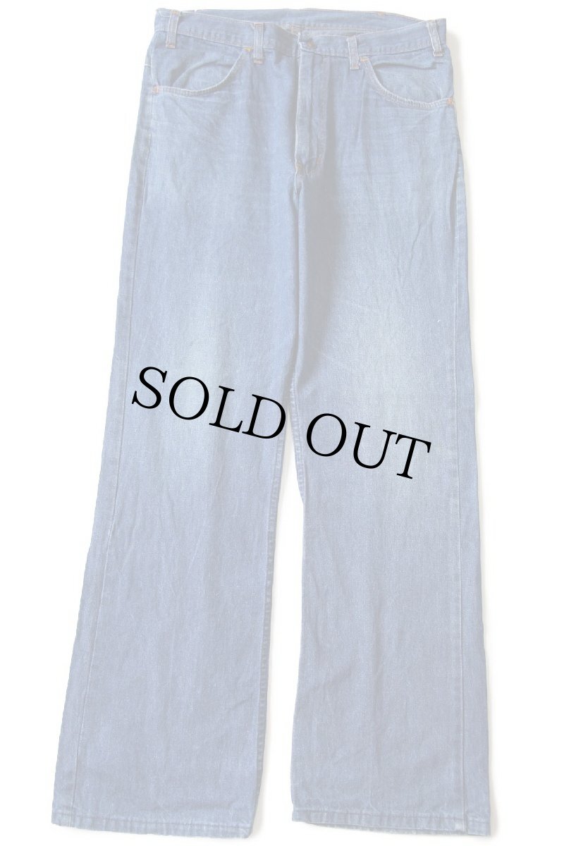 画像2: 80s USA製 Kmart フレア ライトオンス デニムパンツ w35 (2)
