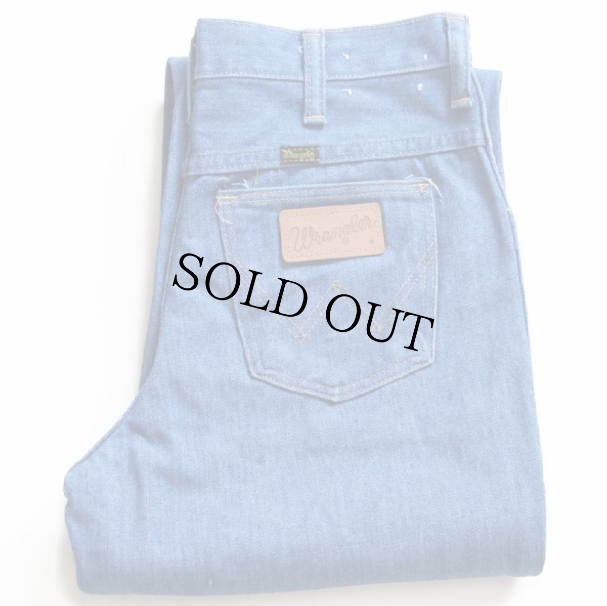 画像1: 70s USA製 Wranglerラングラー フレア デニムパンツ W30 L32 STUDENT (1)