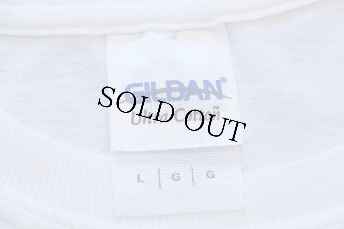 画像5: SABABA BBG テキサス ティガー 両面&袖プリント コットン 長袖Tシャツ 白 L (5)