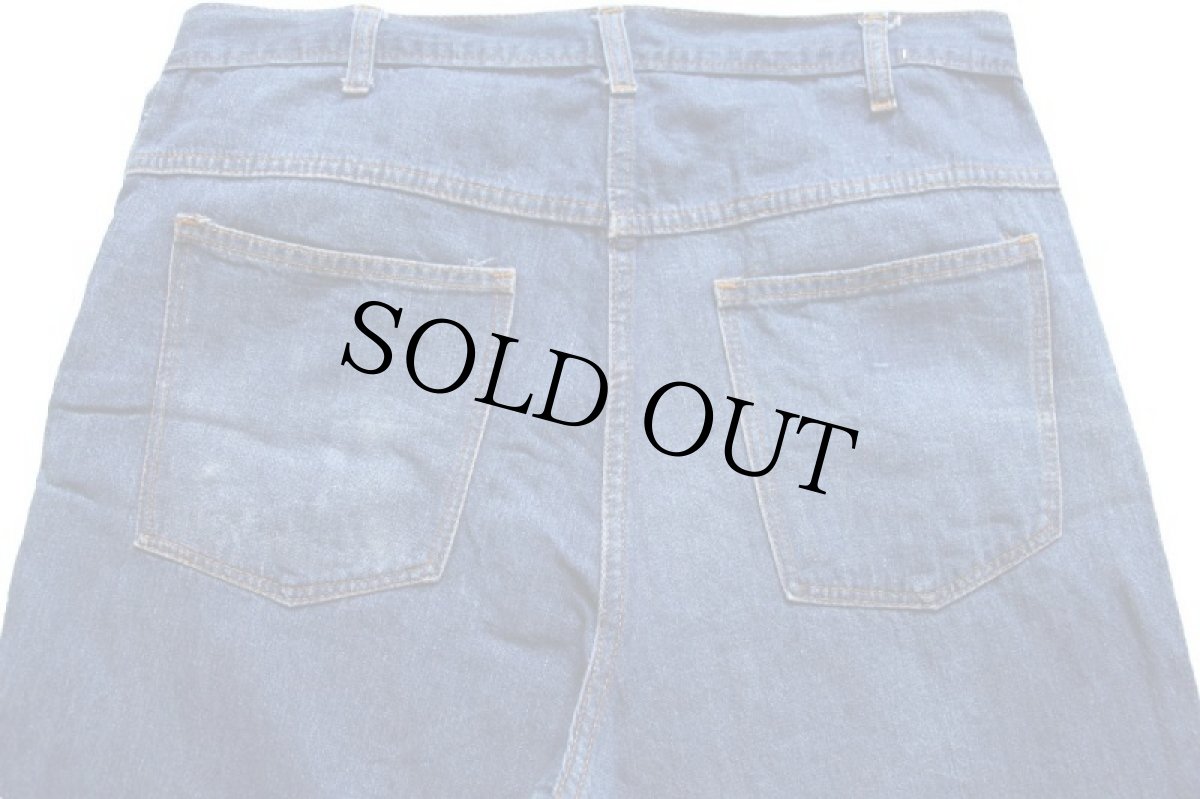 画像5: 80s USA製 Kmart フレア ライトオンス デニムパンツ w35 (5)