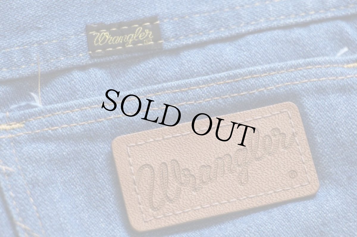 画像6: 70s USA製 Wranglerラングラー フレア デニムパンツ W30 L32 STUDENT (6)