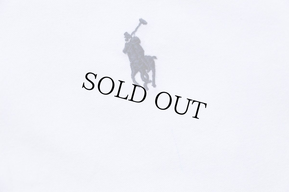 画像5: 00s ラルフローレン BLAKE ワンポイント ボタンダウン コットンシャツ 白★特大 (5)