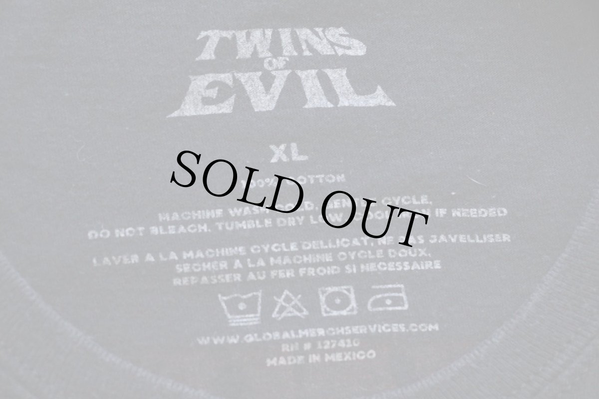 画像6: TWINS OF EVIL ZOMBIE MANSON THE SECOND COMING TOUR 2018 ツアーTシャツ 黒 XL (6)