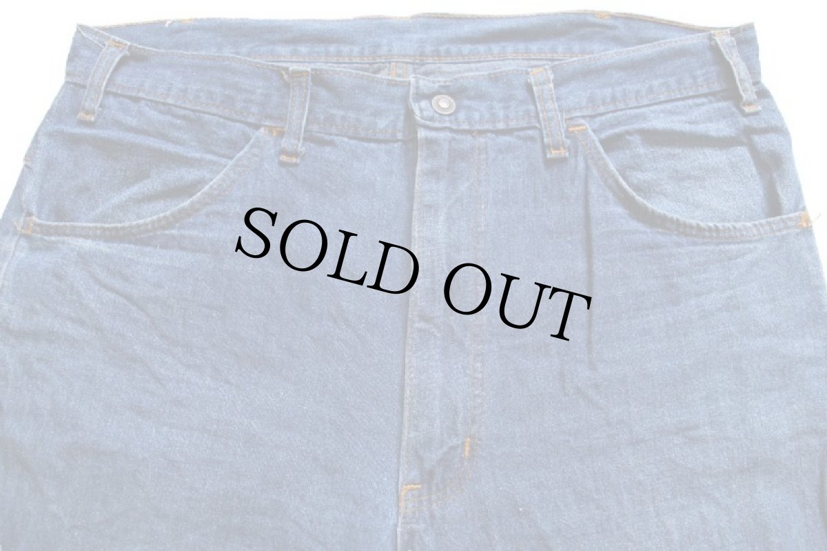画像4: 80s USA製 Kmart フレア ライトオンス デニムパンツ w35 (4)