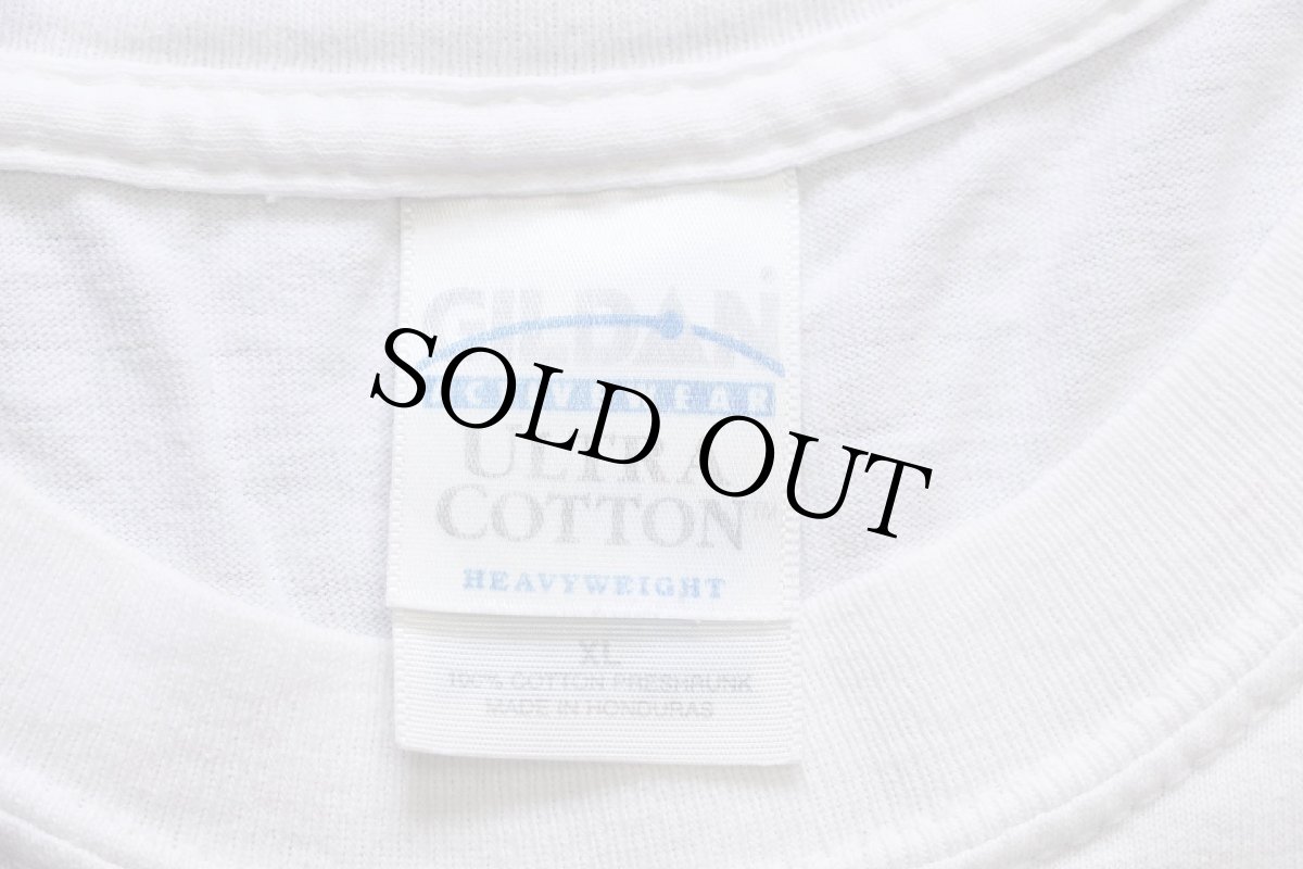 画像4: 00s THE DOG Pug ドッグ コットンTシャツ 生成り XL (4)