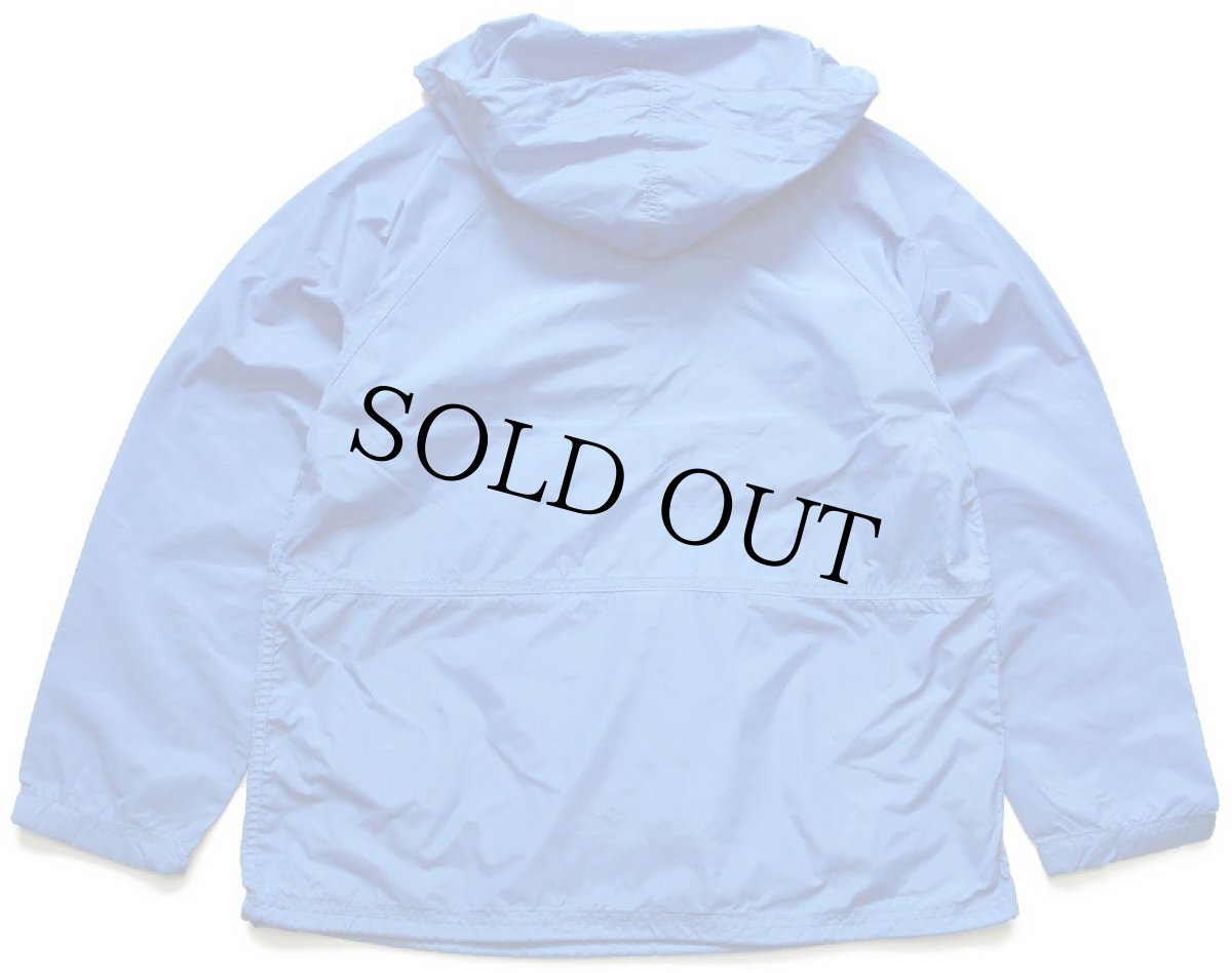 画像2: 80s USA製 L.L.Bean ナイロン アノラックパーカー 青 W-M (2)