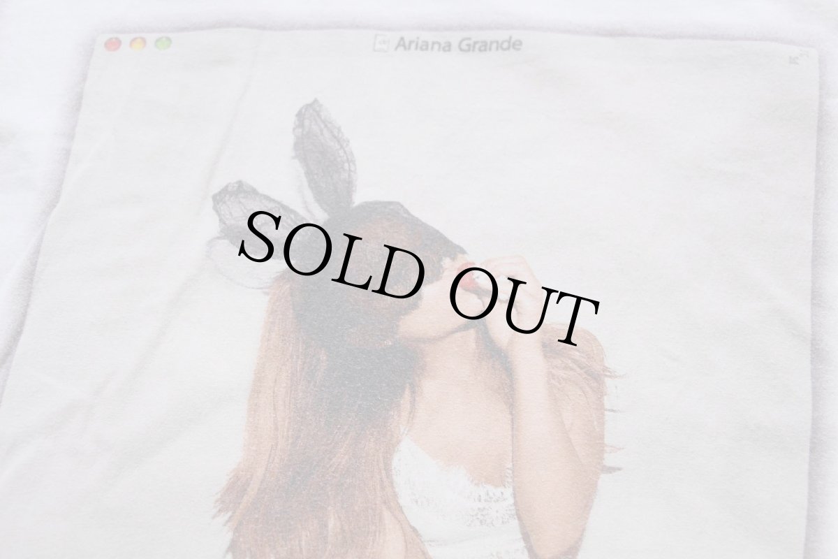 画像5: ARIANA GRANDE アリアナグランデ THE HONEYMOON WORLD TOUR 2015 フォトプリント コットン ツアーTシャツ 白 L (5)