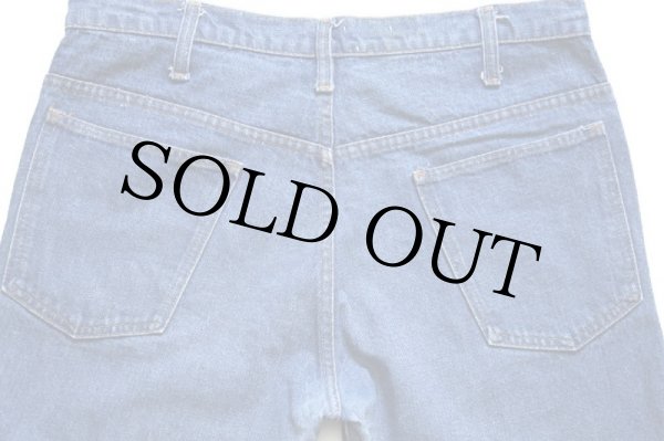 80s JCPenney PLAIN POCKETS フレア デニムパンツ w36 - Sixpacjoe Web 
