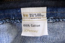 画像6: 80s JCPenney PLAIN POCKETS フレア デニムパンツ w36 (6)