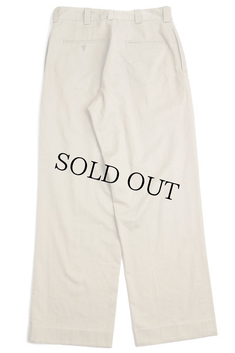 画像3: 80s 米軍 U.S.ARMY チノパン カスタム カーキ w30★09 (3)