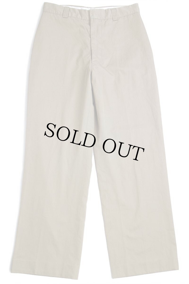 画像2: 80s 米軍 U.S.ARMY チノパン カスタム カーキ w30★09 (2)