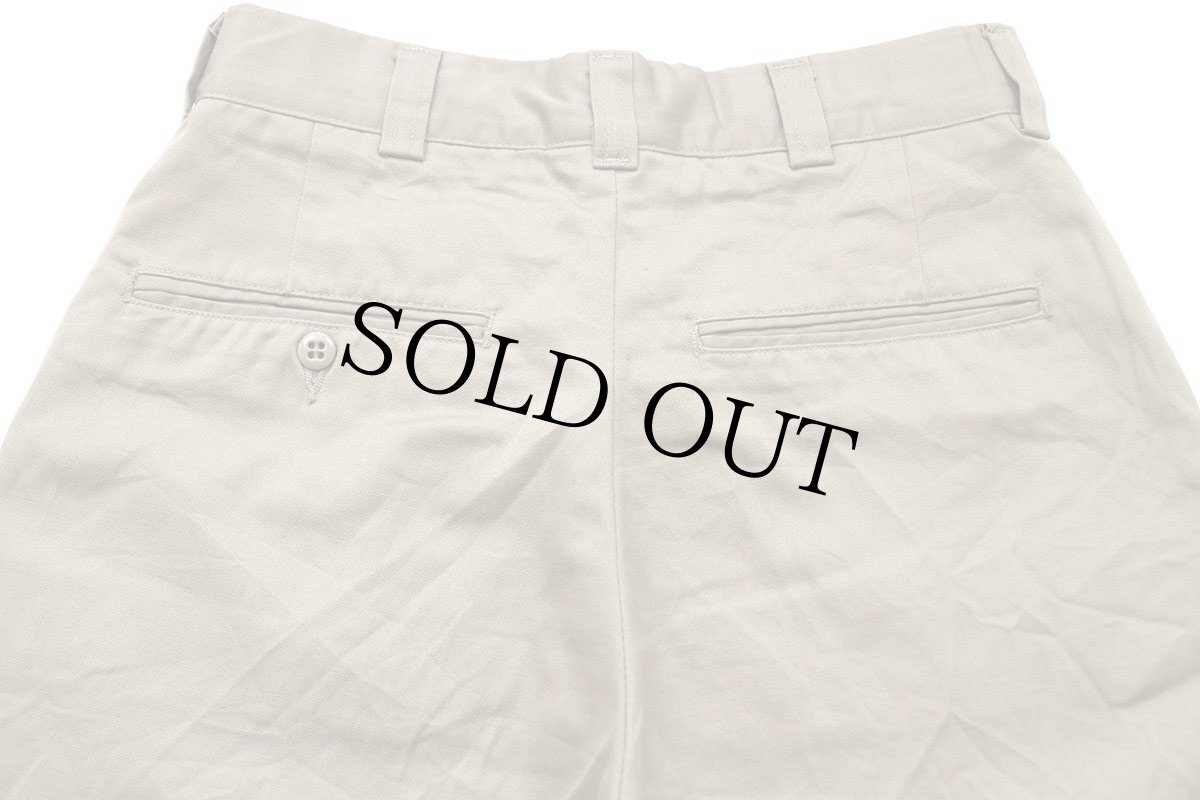 画像5: 80s 米軍 U.S.NAVY チノパン カーキ 28R★15 (5)