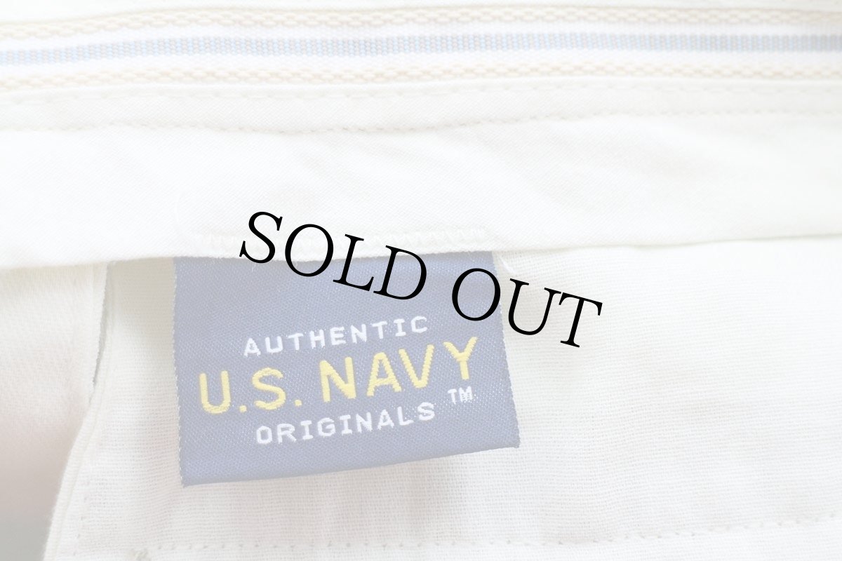 画像6: 00s USA製 米軍 U.S.NAVY チノパン カーキ 31L★17 (6)