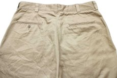 画像5: 80s 米軍 U.S.ARMY チノパン カーキ 35L★11 (5)