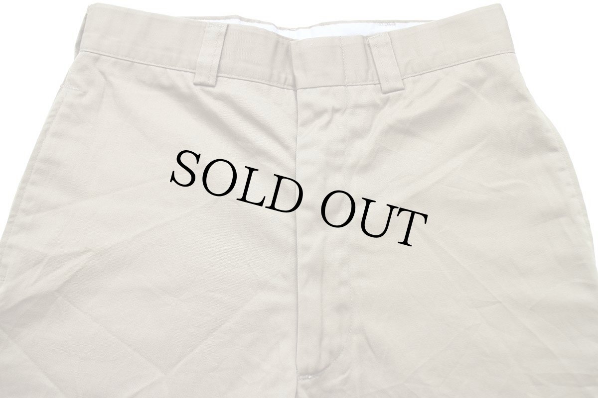 画像4: 80s 米軍 U.S.NAVY チノパン カーキ 28R★15 (4)