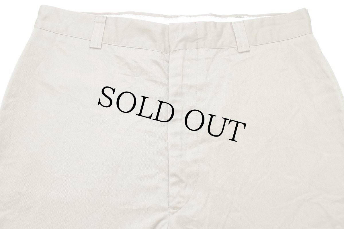 画像4: 80s 米軍 U.S.ARMY チノパン カーキ 35L★11 (4)