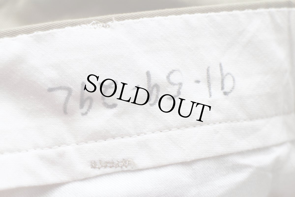 画像7: 80s 米軍 U.S.NAVY チノパン カーキ 29L★16 (7)