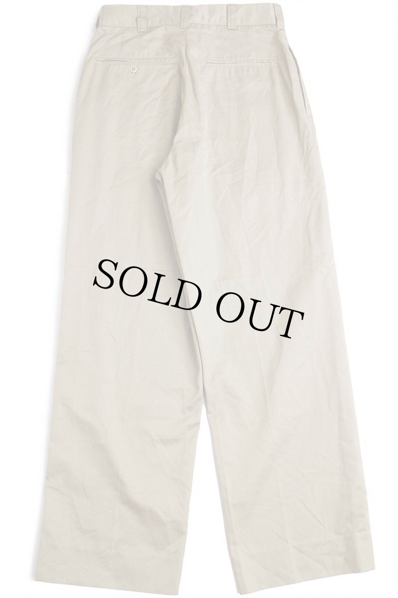 画像3: 80s 米軍 U.S.NAVY チノパン カーキ 29L★16 (3)