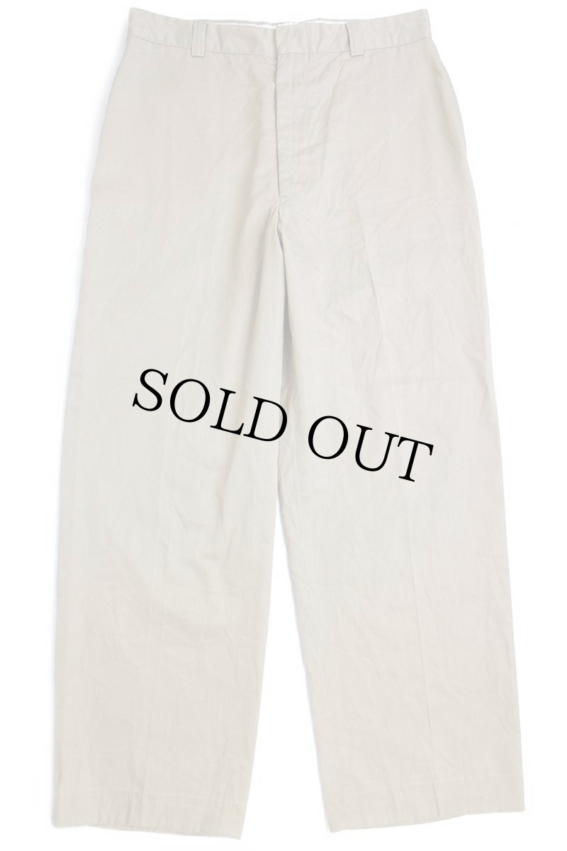 画像2: 80s 米軍 U.S.ARMY チノパン カーキ 35L★11 (2)