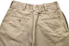 画像5: 80s 米軍 U.S.ARMY チノパン カスタム カーキ w30★09 (5)