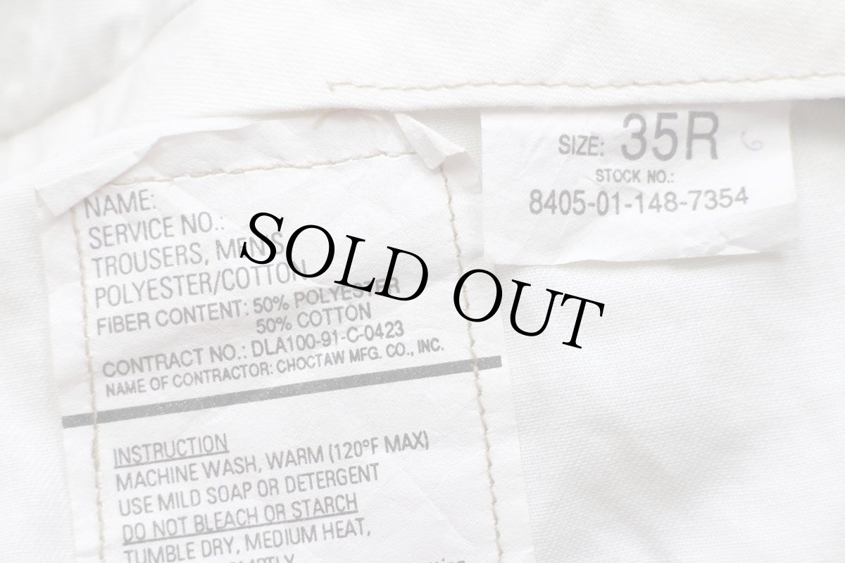 画像6: 90s 米軍 U.S.ARMY チノパン カーキ 35R★12 (6)