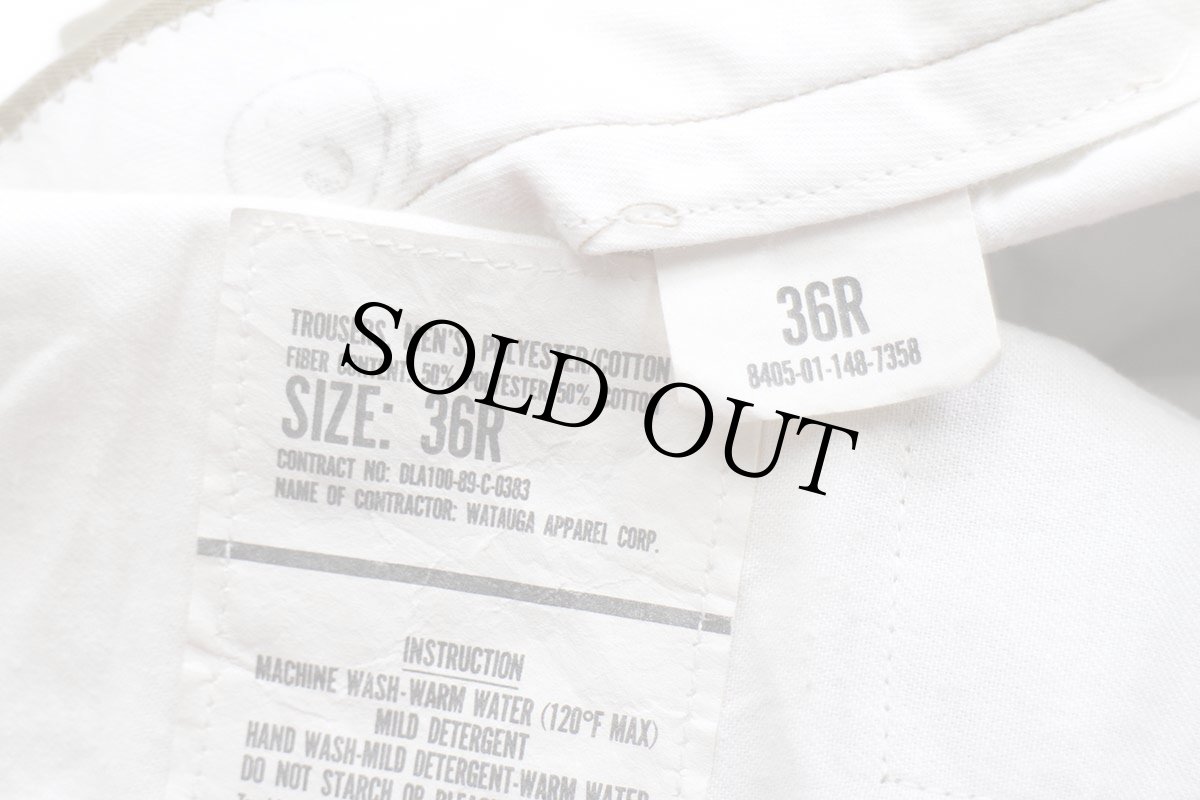 画像6: 80s 米軍 U.S.ARMY チノパン カーキ 36R★13 (6)