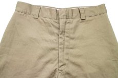 画像4: 80s 米軍 U.S.ARMY チノパン カスタム カーキ w30★09 (4)