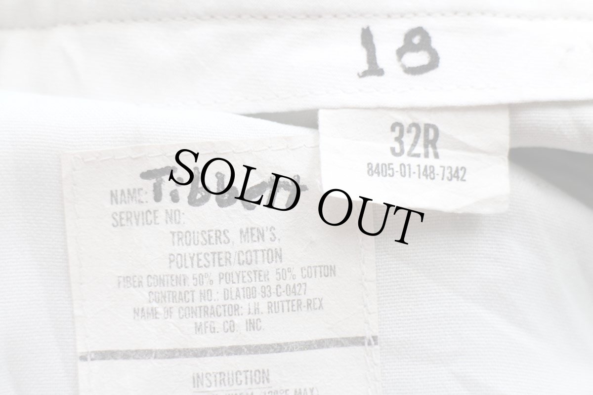 画像6: 90s 米軍 U.S.ARMY チノパン カーキ 32R★07 (6)