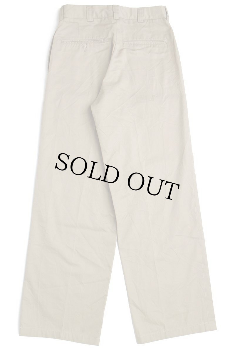 画像3: 80s 米軍 U.S.NAVY チノパン カーキ 28R★15 (3)