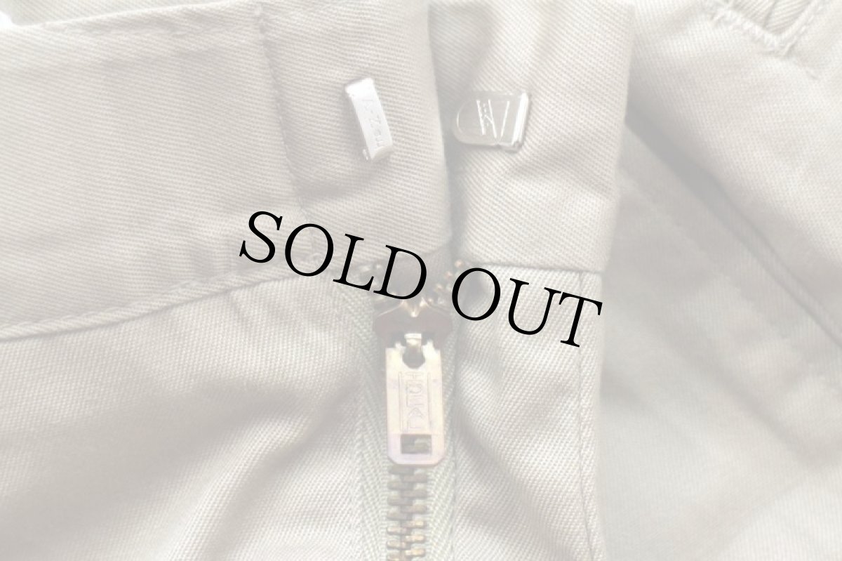 画像8: 80s 米軍 U.S.NAVY チノパン カーキ 28R★15 (8)