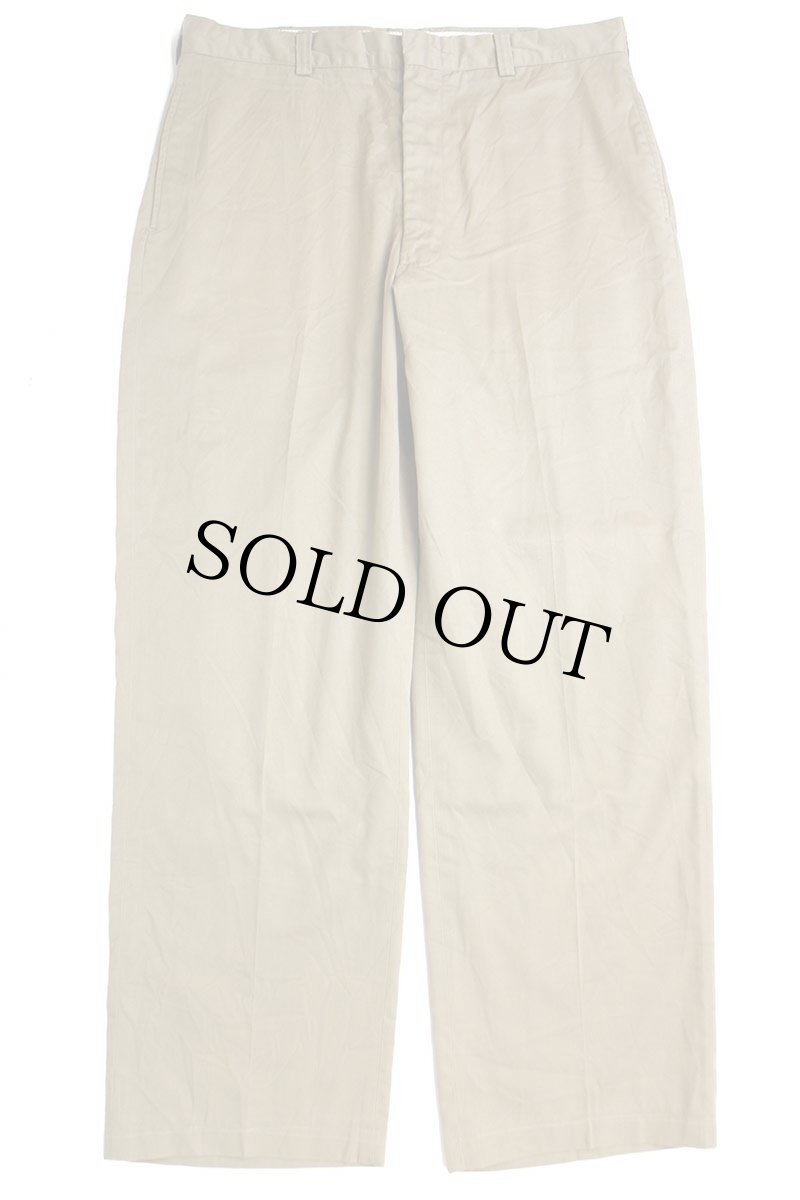 画像2: 80s 米軍 U.S.ARMY チノパン カーキ 36R★13 (2)