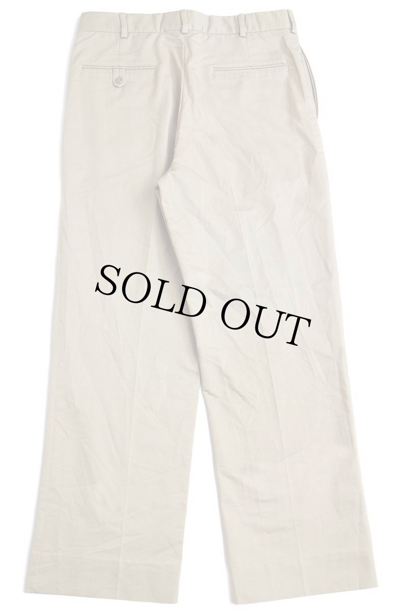 画像3: 00s USA製 米軍 U.S.NAVY チノパン カーキ 31L★17 (3)