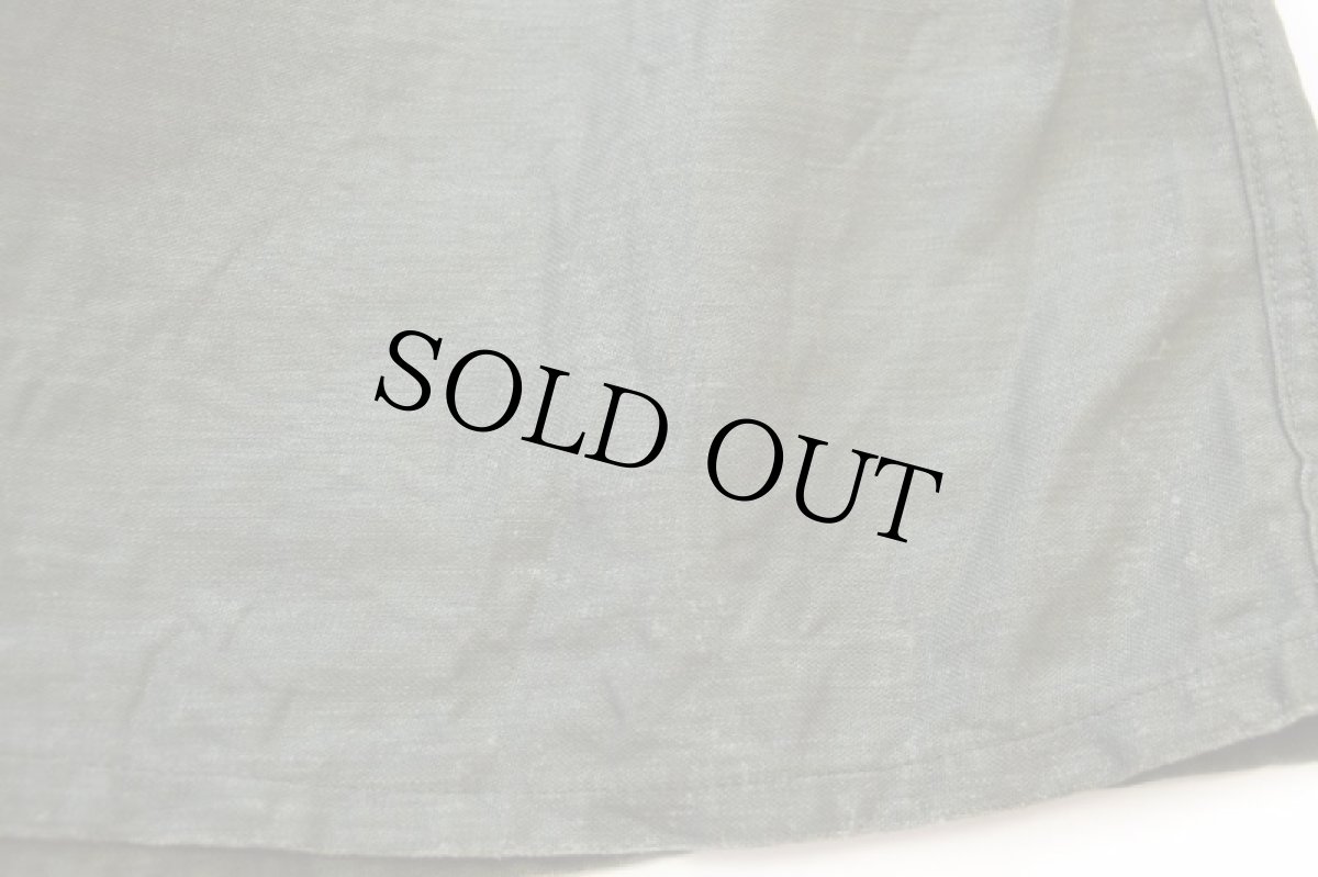 画像6: 60s 米軍 U.S.ARMY コットンサテン ユーティリティシャツ オリーブグリーン 16.5 (6)