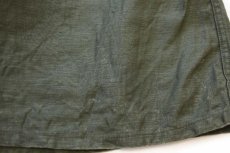 画像6: 60s 米軍 U.S.ARMY コットンサテン ユーティリティシャツ オリーブグリーン 16.5 (6)